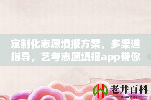 定制化志愿填报方案，多渠道指导，艺考志愿填报app带你飞！