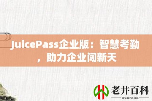 JuicePass企业版：智慧考勤，助力企业闯新天